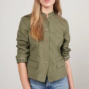 Heather Harlan unlined army jacket - olive